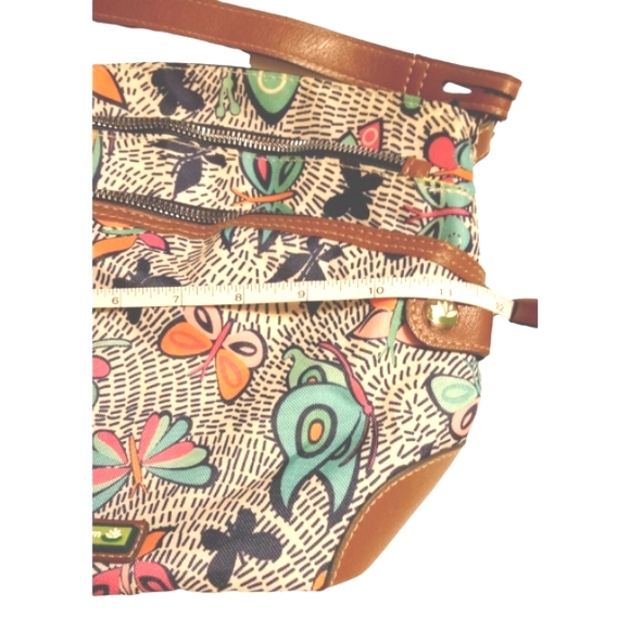 Lily Bloom Night Flight Convertible Strap Purse Butterflies - Picture 10 of 11